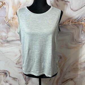 Women's Sleeveless Gray Top